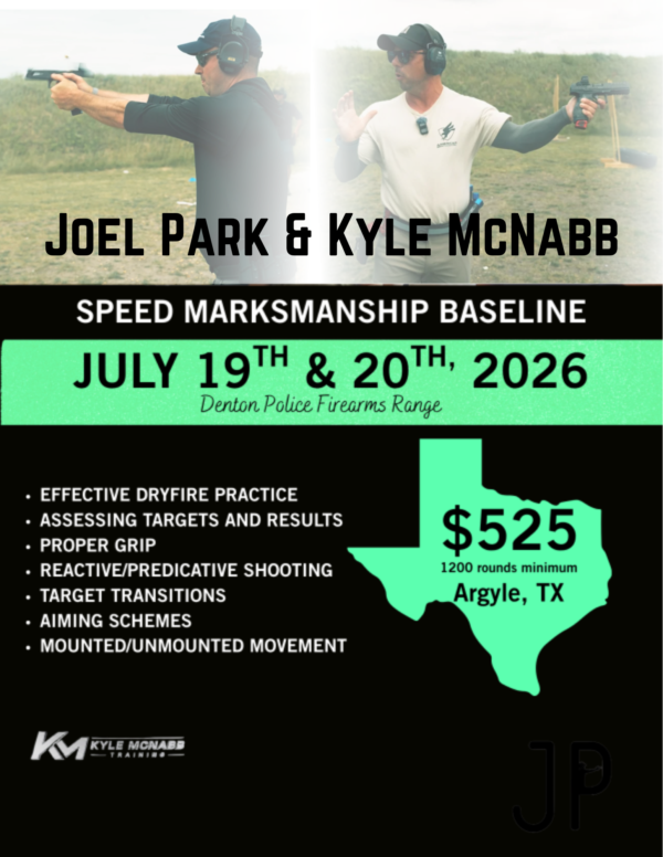 Speed Marksmanship Baseline, Denton, TX, July 19–20, 2027