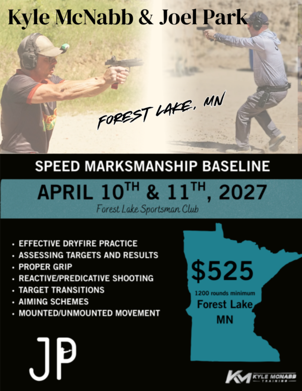 Speed Marksmanship Baseline, Forest Lake, MN, April 10–11, 2027